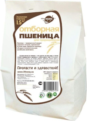 Пшеница 1.5 кг. приобрести в интернет-магазине «Эколотос»